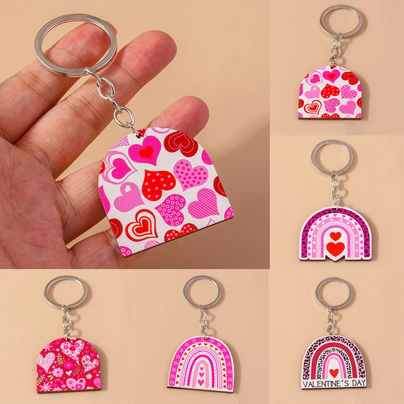 

Милые разноцветные радужные брелоки, подвески для автомобильных ключей для мужчин и женщин, подвески для сумок, модные брелоки, ювелирные аксессуары