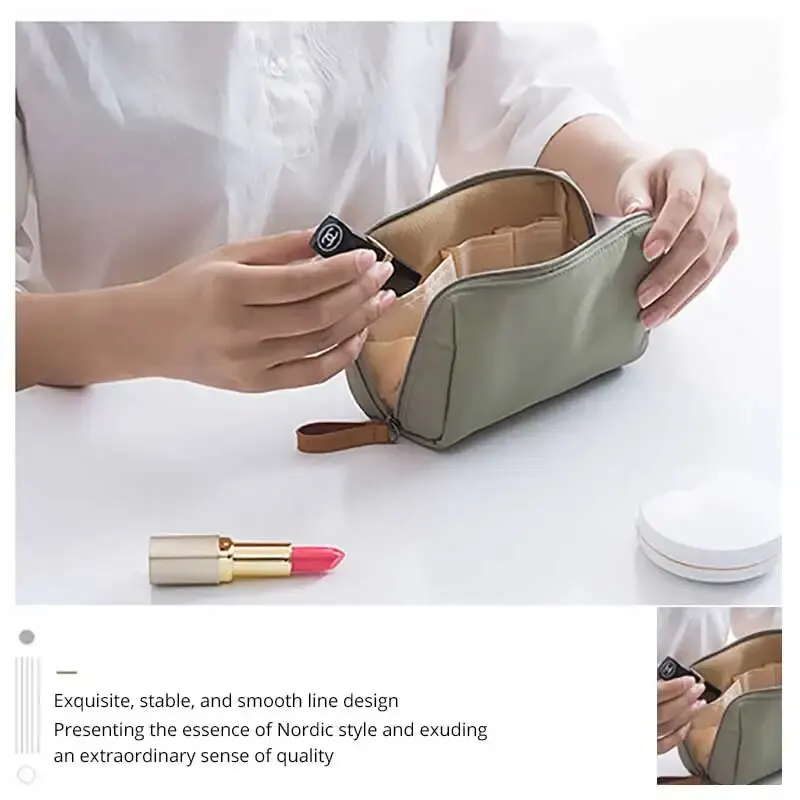 Cosmetic Bag 1pc Small Portable Waterproof Makeup Bag For Purse Lipstick Travel Pouch For Girls Women