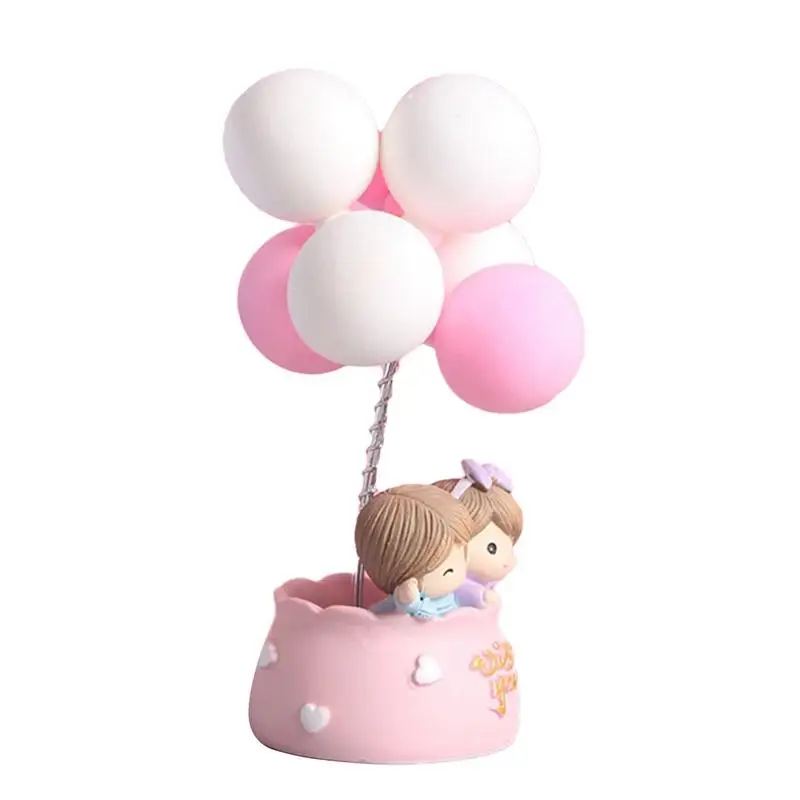 

Cute Couple Car Decorations Interior Lovely Couple Resin Car Ornament Cute Car Dashboard Balloon Decor For Girls Boys Couple