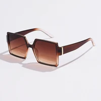 Vintage Oversize Square Sunglasses Women Retro Brand Big Frame Female Sun Glasses Black Fashion Gradient Eyeglasses Oculos 6