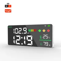 DM165A-WIFI Sound level meter noise meter noise detector wall mounted clock temperature humidity meter decibel APP 2