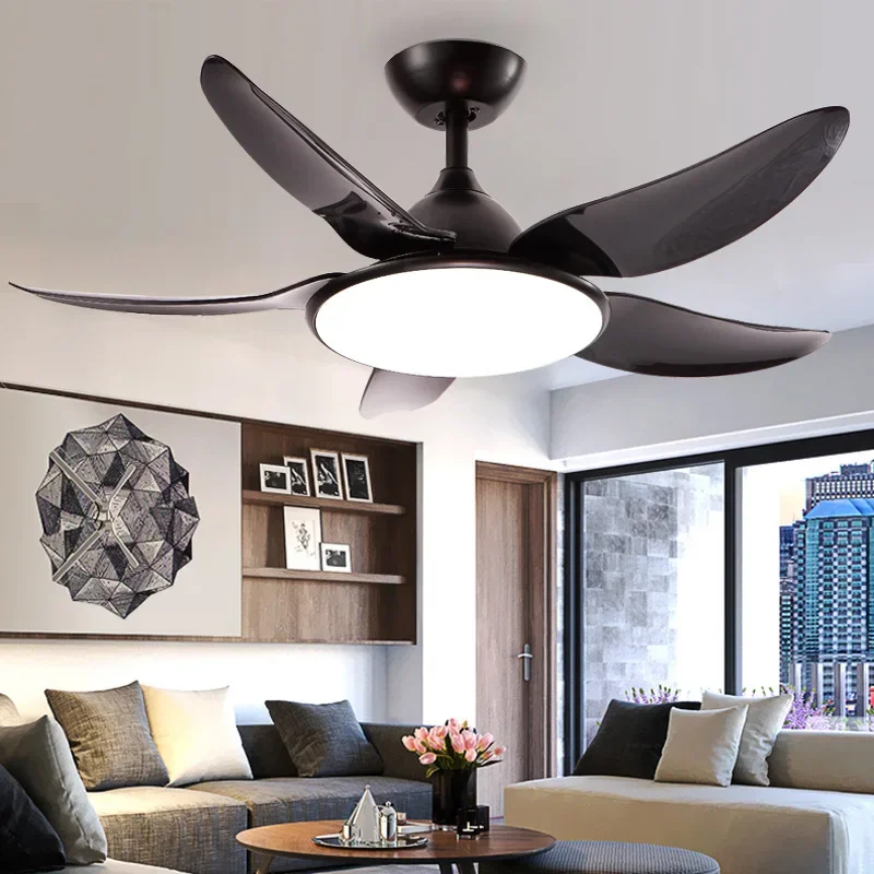 

Ultra thin fan lamp children's bedroom living room dining room electric fan ceiling lamp LED ceiling light with remote control