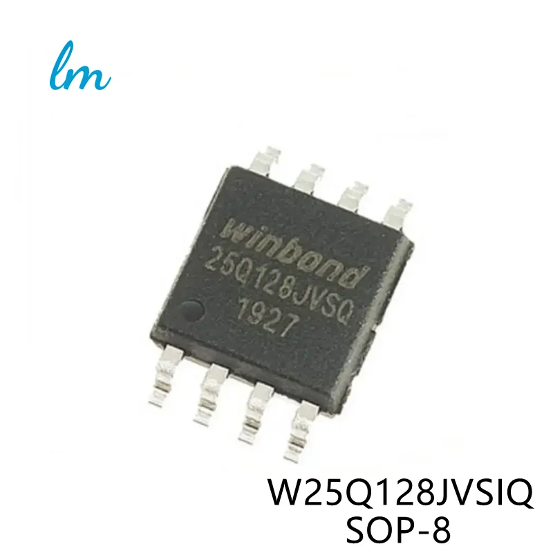 

5PCS/LOT New original W25Q128JVSIQ W25Q128 package SOP-8 128Mb NOR Flash IC