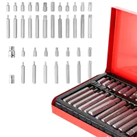 Motorsi 40 шт., набор шестигранных торцевых бит со звездой Torx, 1/2 дюйма, 3/8 дюйма, ударная головка, инструмент с головкой винта для ремонта автомобиля — изображение 6