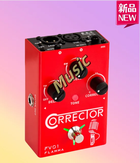 ボイスカルエフェクトプロセッサー,FLAMMA-FV01,ピッチ補正,リバーブ