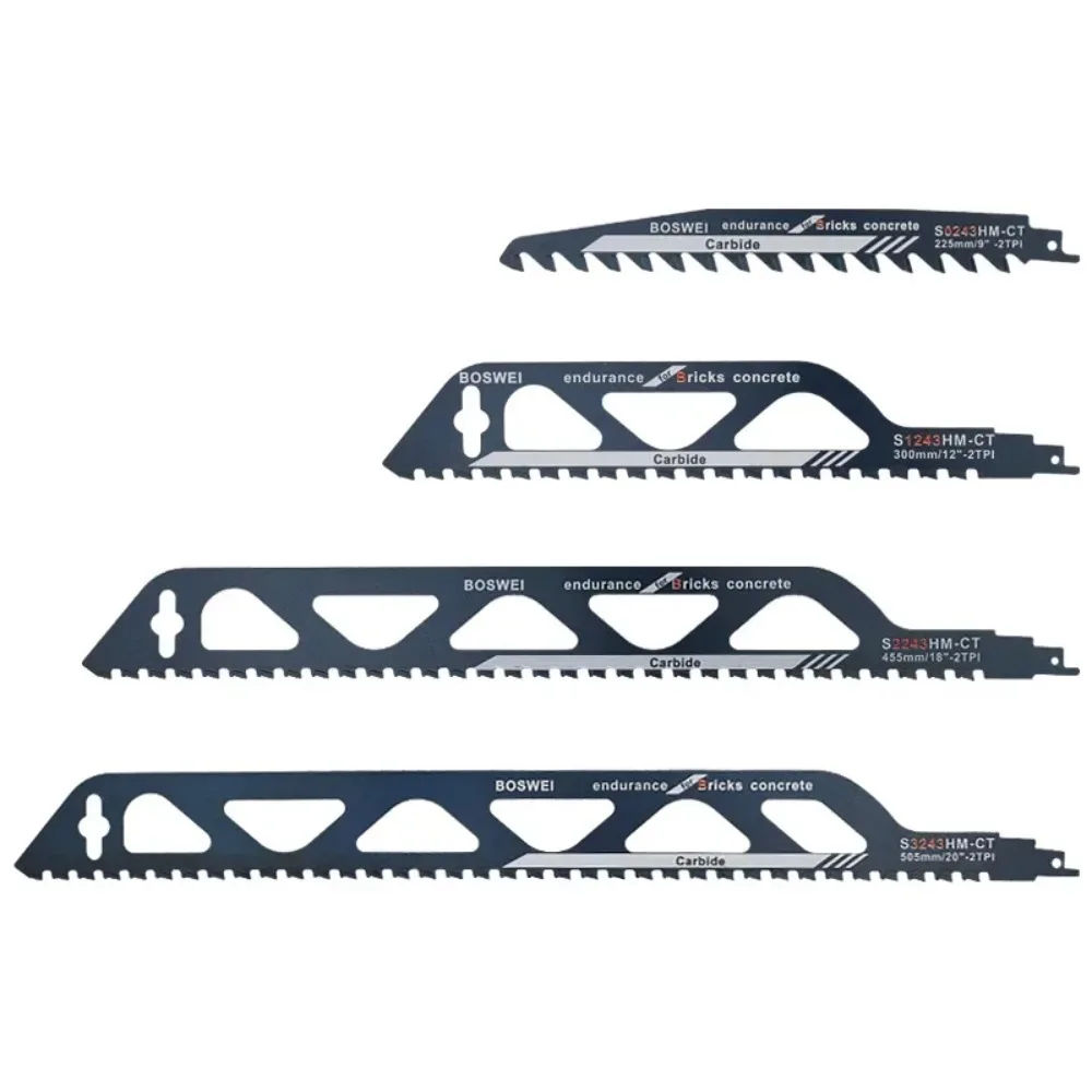 Versatile Alloy Reciprocating Saw Blade for Cutting Bubble Brick Hollow Brick Red Brick and Concrete Block with Hand Tools 2