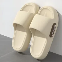 Lightweight Platform Slippers Women Super Soft Non Slip Beach Flip Flops Woman Comfort Couples Indoor Slides Shower Shoes 2