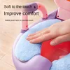 Universal Children toilet seat cover winter soft warm high grade plush cushion paste stain resistant household baby toilet mat 3