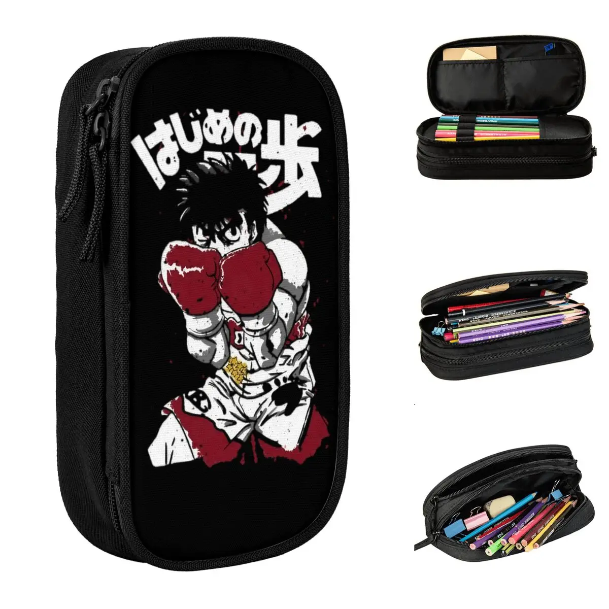 

Large Pencil Pouch Classic Ippo Birthday Gifts 45199462 School Accessories Double Layer Pencil Box Girl Make Up Bag Gift