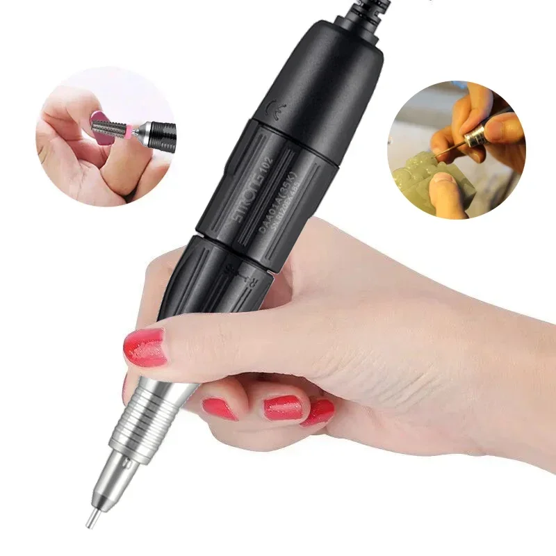 Micromotor 102 Nail Pen 35000Rpm Manipolo Per Strong 210 90 207B Marathon Electric Manicure Nails Drill Handle Tool