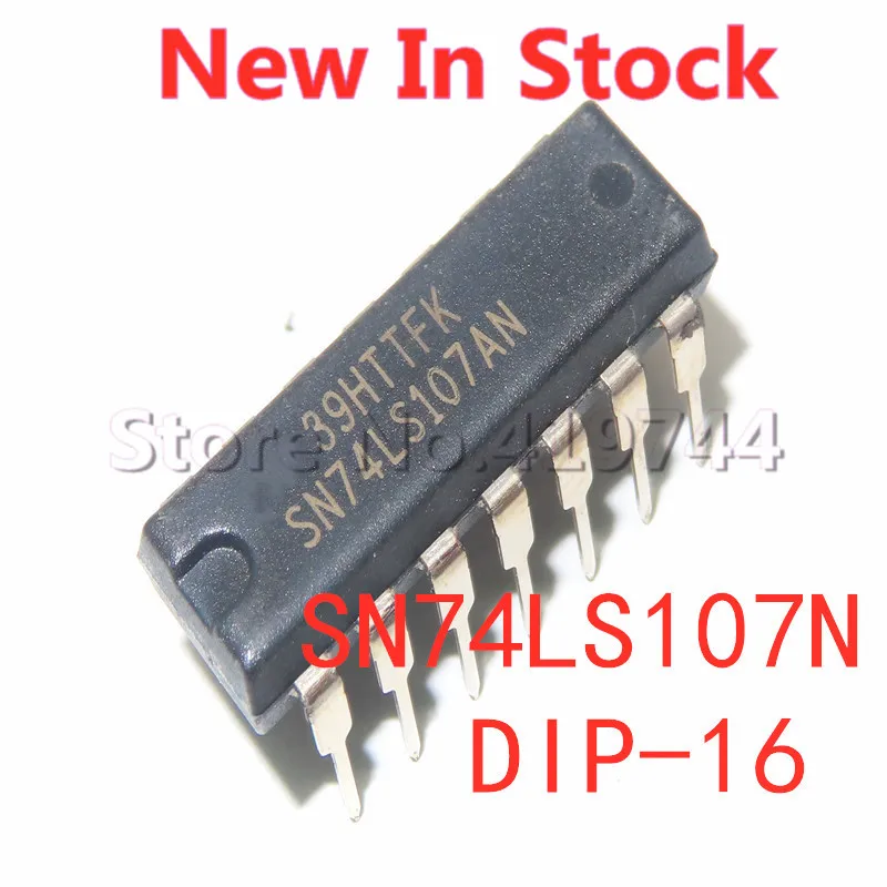 

5PCS/LOT SN74LS107N SN74LS107AN HD74LS107AP DIP-16 logic-trigger In Stock NEW Original IC