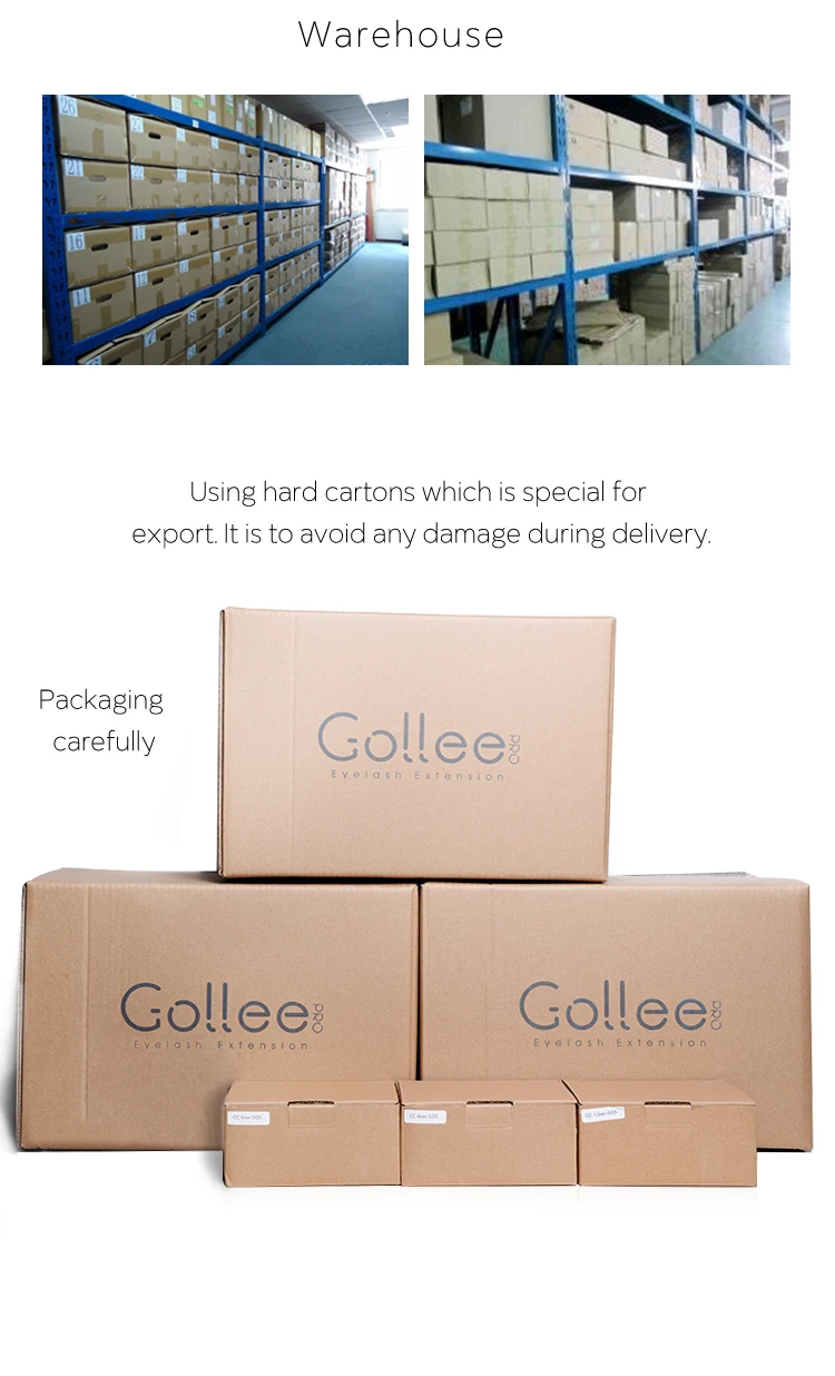 Gollee 0.5-1s Fast Drying Lashes Glue Latex-Free Eyelash Extensions Glue 5ml Professional Waterproof Eyelash Extension Supplies