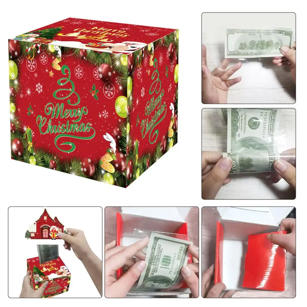 Yuarrent Caja De Regalo Negra Para Tirar Del Dinero En Efectivo Para Cumpleaños, Ligera Y Portátil, Fácil De Montar, Caja Para Tirar Del Kits De Decoración Para Fiestas | Bodega Aurrera En