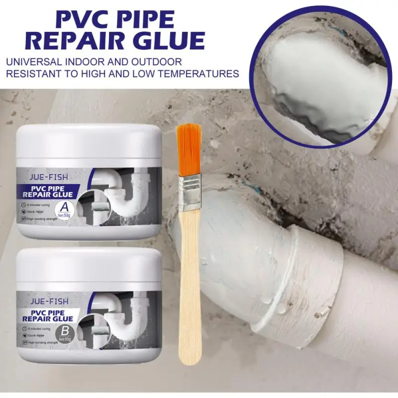 PVC Pipe Repair Glue AB Glue Quick Repair Agent High Bonding Strength
