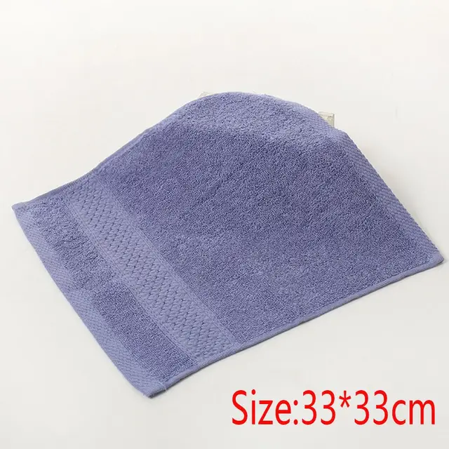 Extreme Comfort Cotton Antibacterial Absorbent Face Towel Square Scarf Dry Body Wash Cloths 6