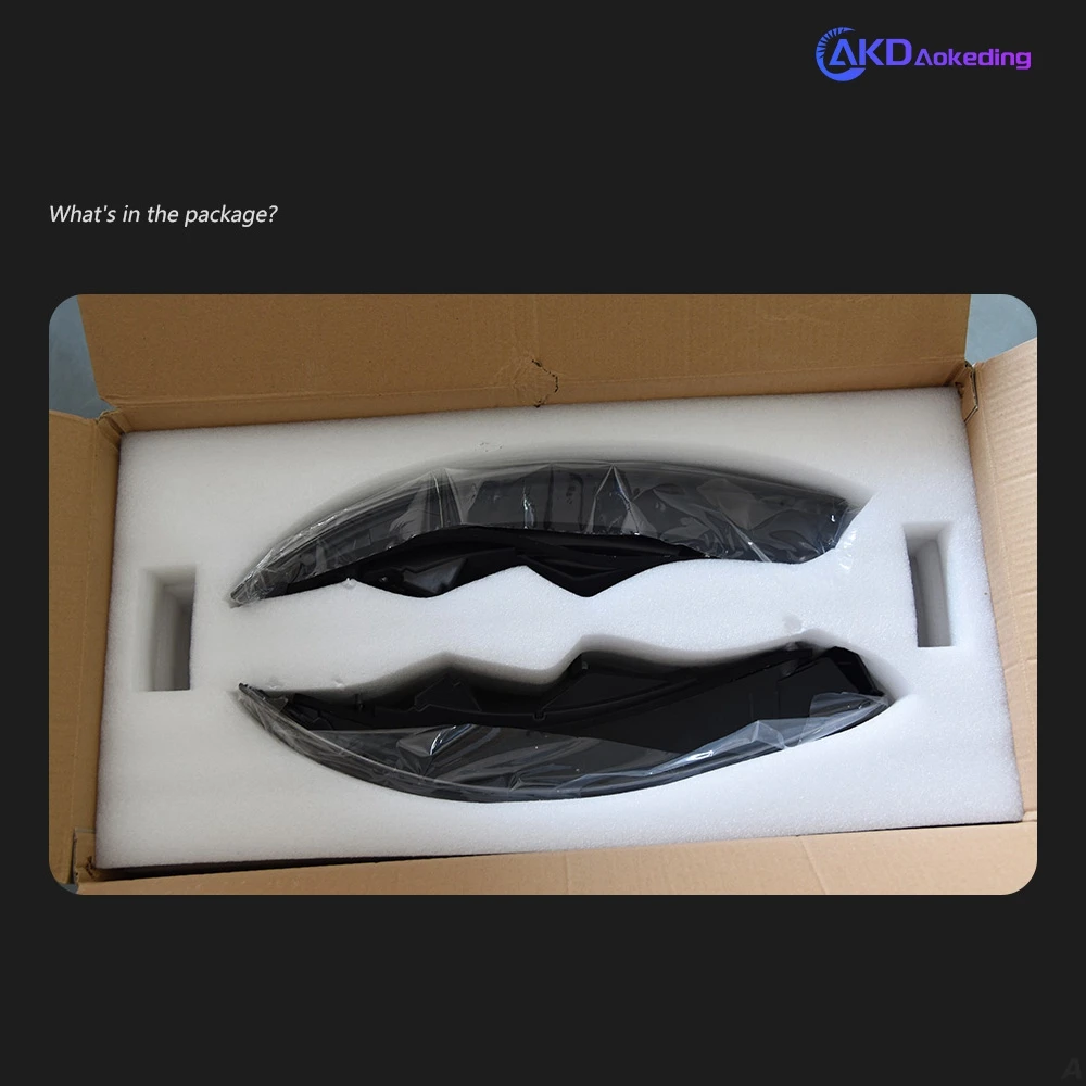 AKD 車のライトアウディ Q3 テールライト 2013-2019 アップデート