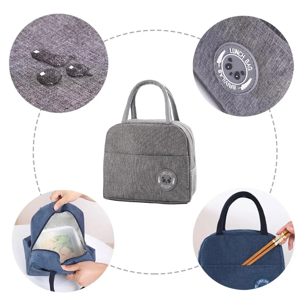 Insulated Aluminum Foil Lunch Tote Bag