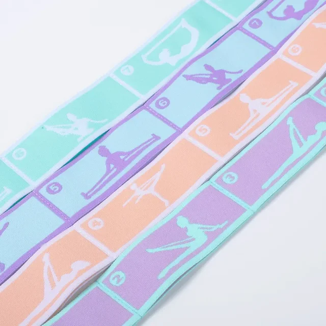 8 Dance Training Segmented Band Stretching Belt for Ballet Dance Gymnastics Pilates Yoga Exercise Elastic Resistance Band 6