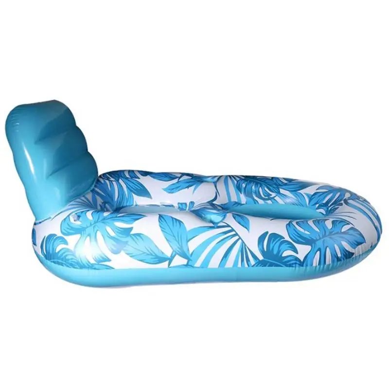 

Inflatable Pool Bed Outdoor Water Raft Comfortable Large Pool Lounger With Cup Holder Portable Outdoor Water Raft Lake Floats &