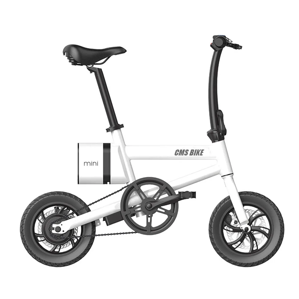 12InchFoldingBicyclePortableElectricBikeWithFrontAndRear