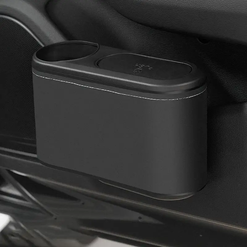 Car Trash Can Wastebasket Trash Can Desktops For Car Office Home Waterproof Odorless Garbage Vehicles Accessories