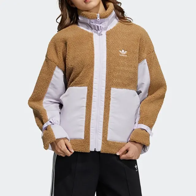 Adidas Official Authentic Originals Veste de sport chaude doublée polaire pour femme GL6407 1