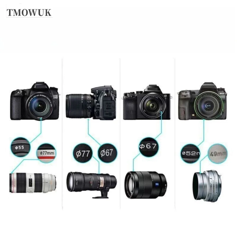 니콘 D3000 D3100 D3200 D3300 D3400 D3500 D40 D40X D50 D60 카메라 렌즈 캡 보호 커버 센터 핀치 스냅온 49mm 52 55