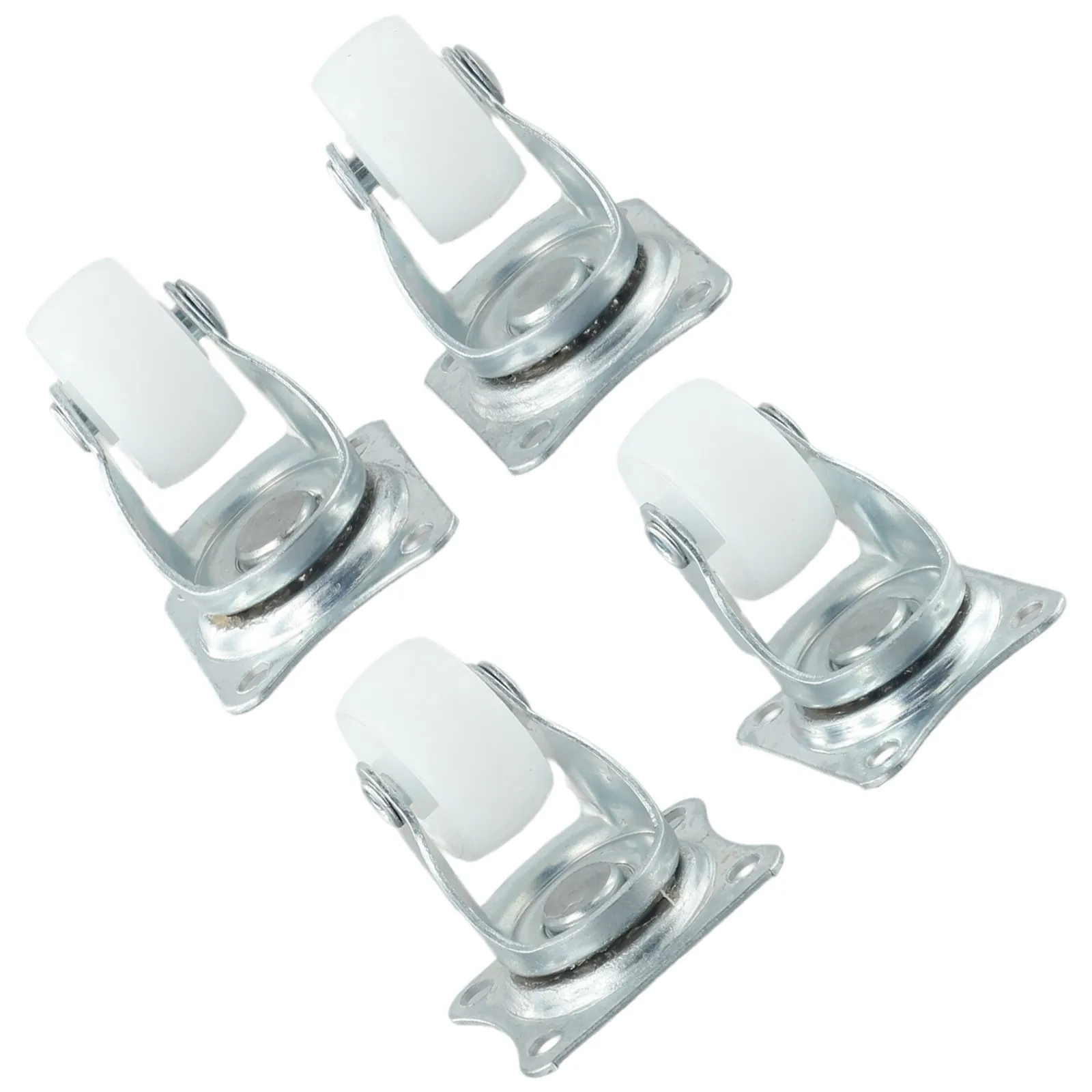 

Детали поворотные ролики 4/12 шт. подшипниковые колесные крепежные шарики белого/серебристого цвета с резиновыми складскими домами обработка материалов