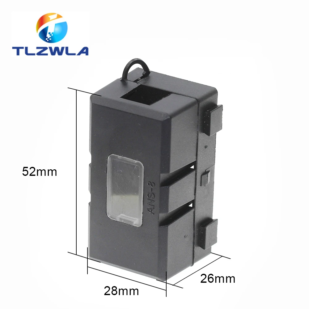 ANS-8 Trumpet Fork Plug Type Fuse Holder 52x27.5mm Safety Plate Base Car Carrier Fuse Box Bolt Type