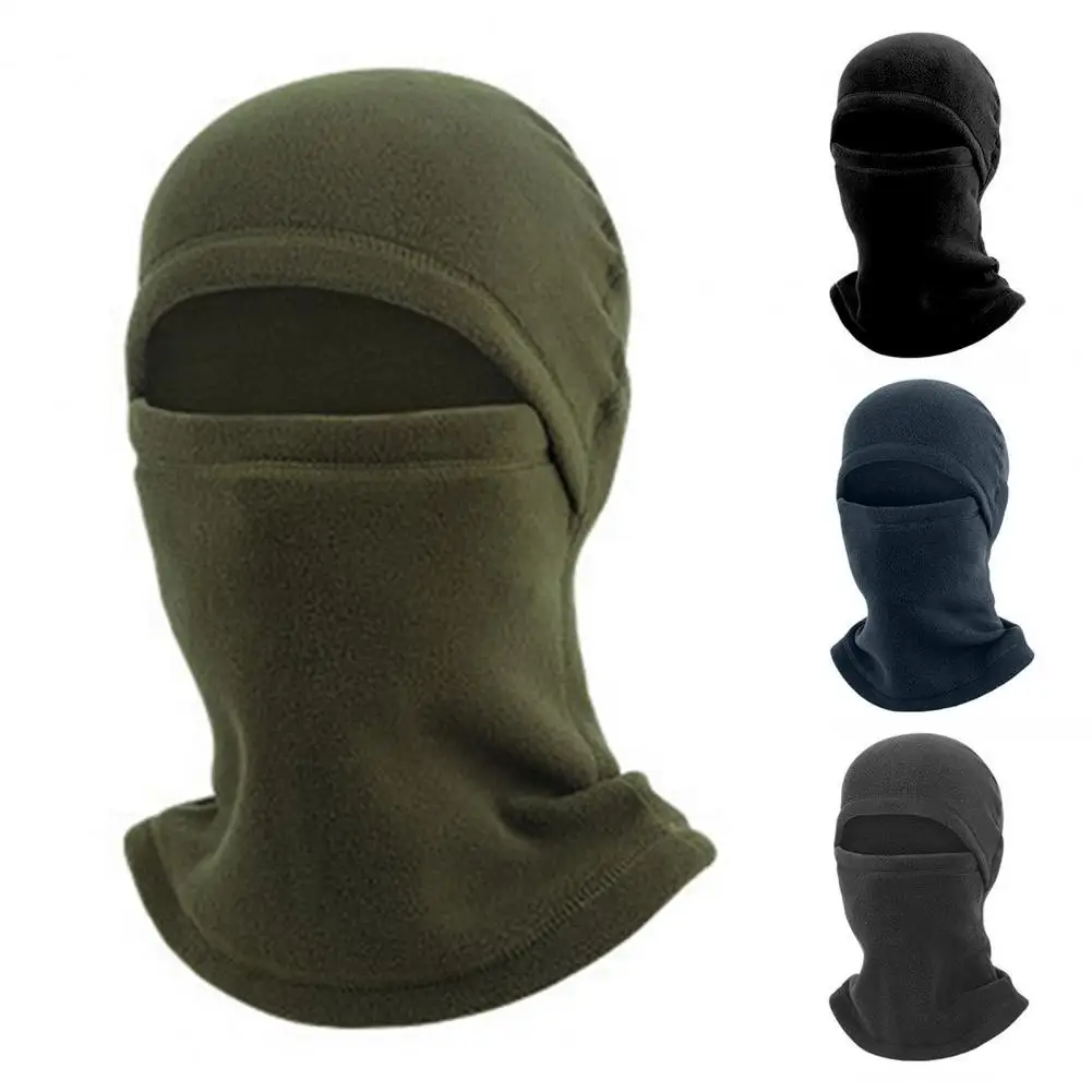 

Winter Cycling Balaclava Face Guard Windproof Polar Fleece Outdoor Headgear Full Coverage Face Protection Neck Warmer Women Men