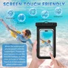 2 PCS Waterproof Pouches - Crystal-Clear Protection for Your Smartphone Underwater,Sand,and Snow,Touch-Friendly,and Easy-to-Use! 5