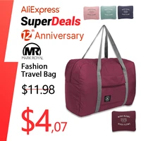 MARKROYAL New Folding Travel Bag Nylon Women Travel Bags Large Capacity Hand Luggage Tote Duffel Set Overnight For Lady & Men 1