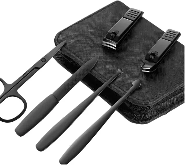9/40 Pezzi in 1 Set manicure Set di strumenti per pedicure Kit per toelettatura unghie per donna Uomo, Kit per manicure per unghie Kit per la cura delle mani dei piedi Nai 2