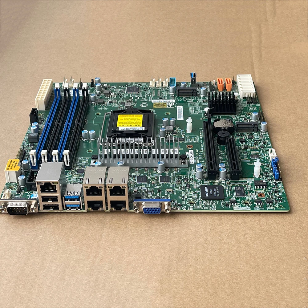 Server Motherboard For Supermicro X11SCH-LN4F C236 1151 DDR4 M-ATX IPMI M.2 TPM SATA*8 C246 Good Quality 4 Server Motherboard For Supermicro X11SCH-LN4F C236 1151 DDR4 M-ATX IPMI M.2 TPM SATA*8 C246 Good Quality - Image 2