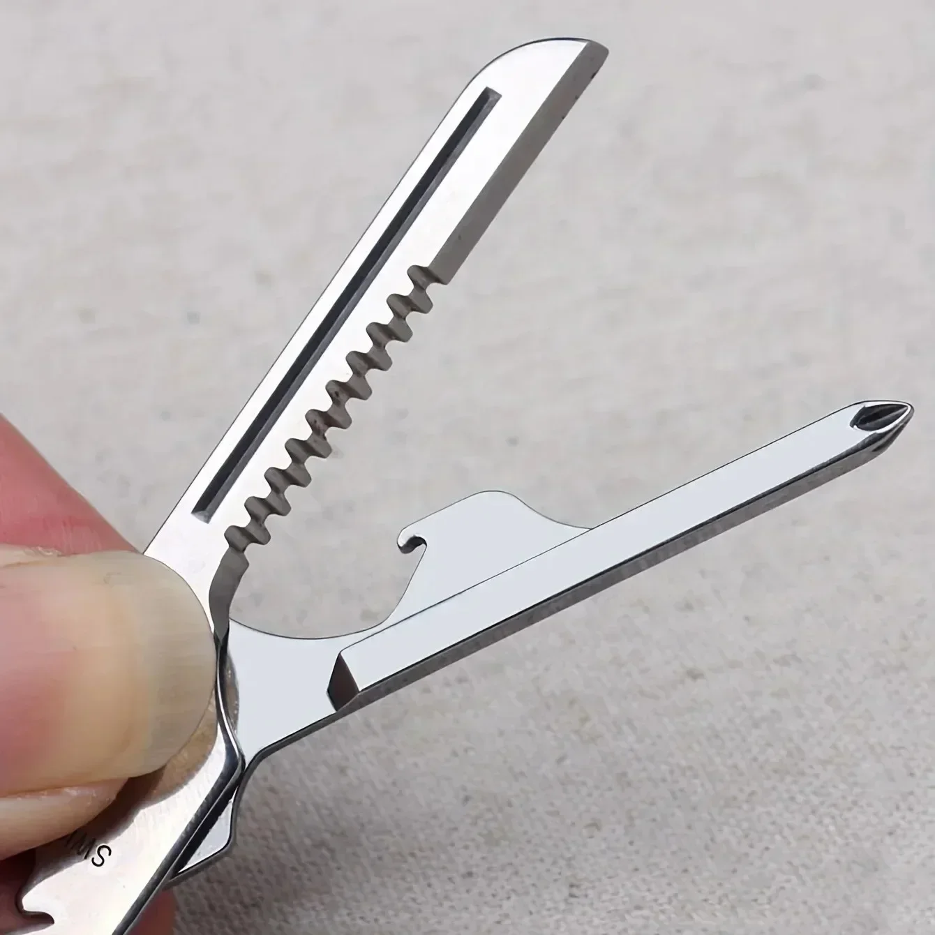 Utili Multi-Tool Key Shape Mini Utility Gear for Camping and Survival