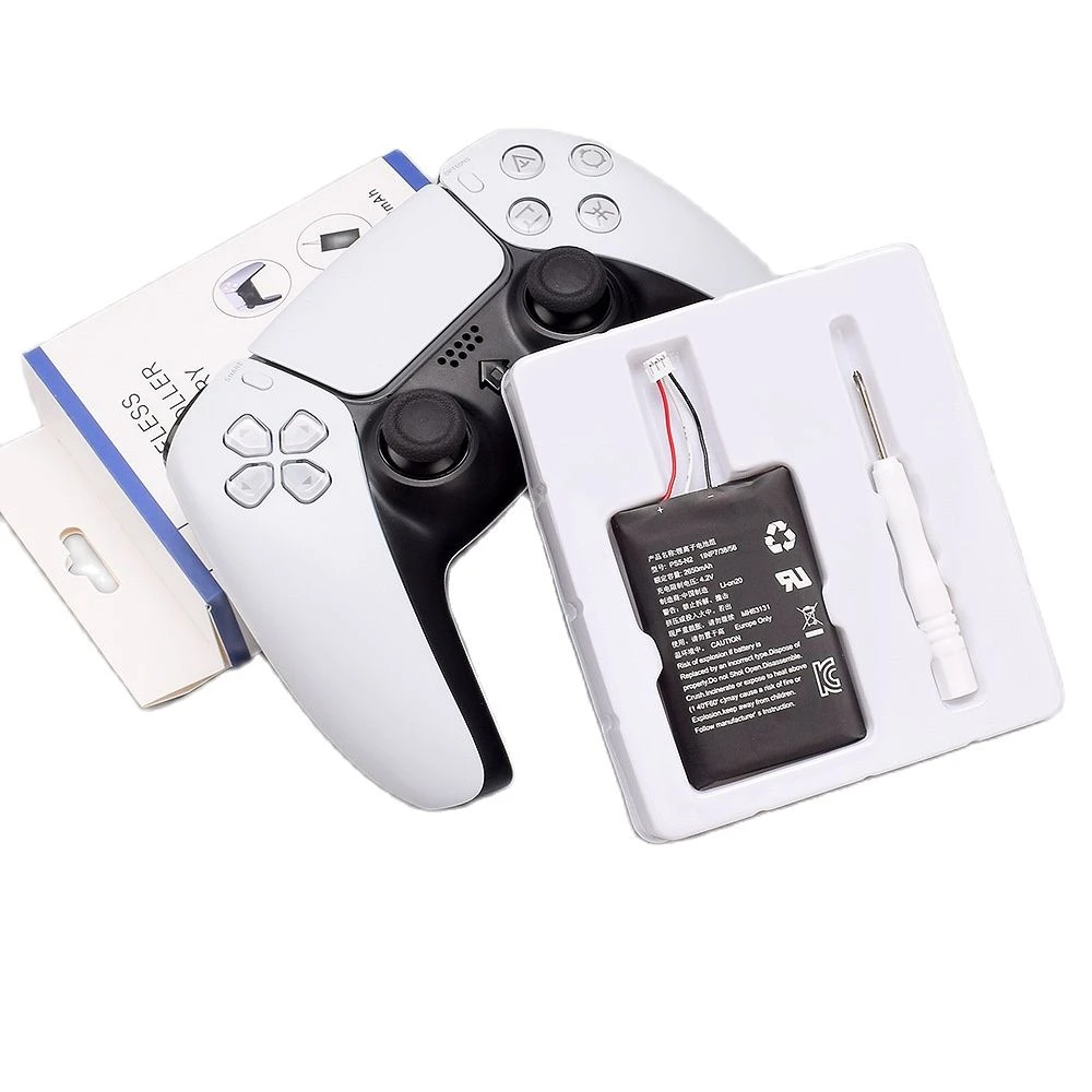 For Ps5 Controller Battery Large Capacity Batteries 2600mah Game