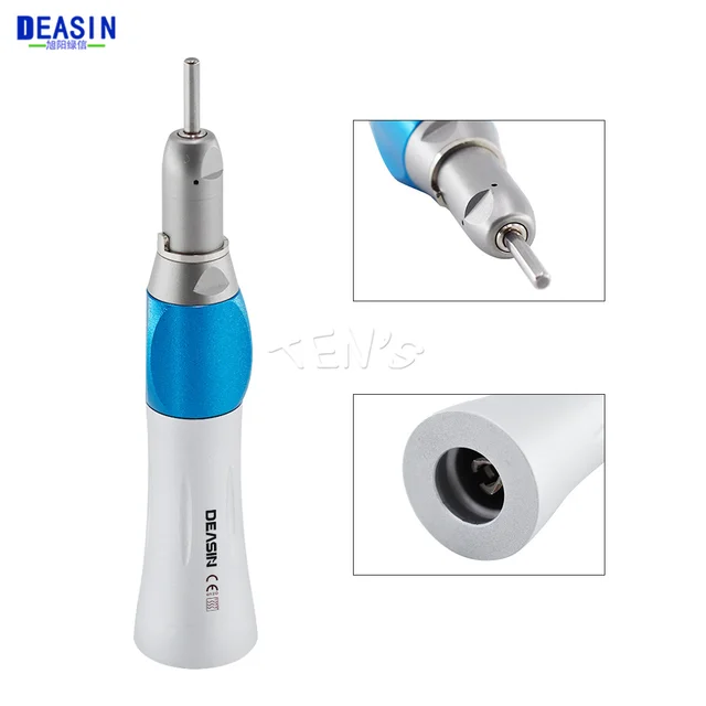 Deasin Dental Blue Ring LED Etype External Water Spray Straight