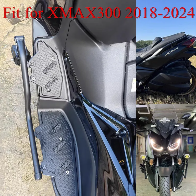 Modified motorcycle accessories Crash guard bumper Crash bar with footrest For xmax300 year xmax300 -