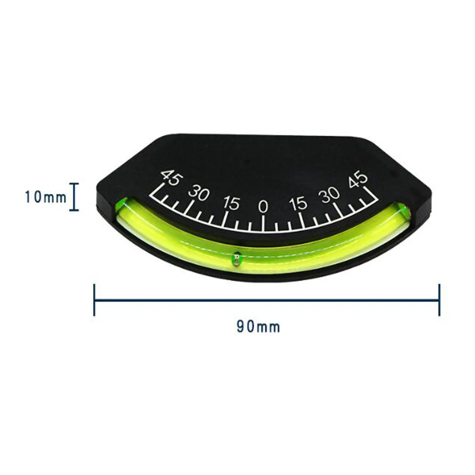 45&deg; Vehicle Ship Sailing Clinometer Simple Installation Accurate Accessories Multipurpose for Marine Use Angle Indicator