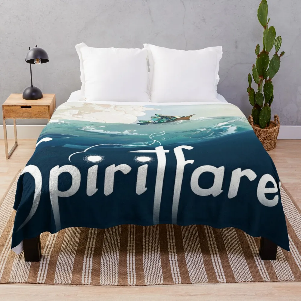 

Spiritfarer Boat Throw Blanket flannels blanket with well thick king wool