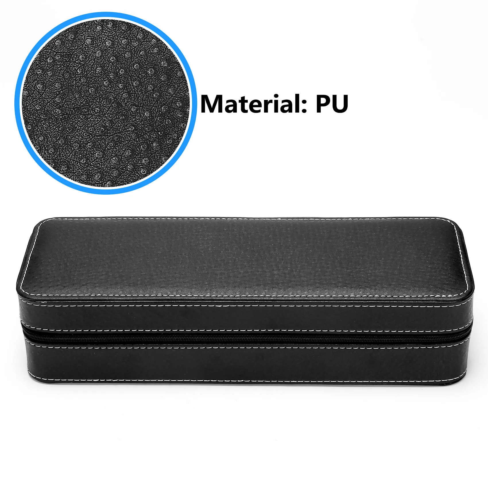 Watch Storage Box Watch Storage Bag 6 Slot Watch Box Portable Travel Zipper Case Collector Storage Jewelry