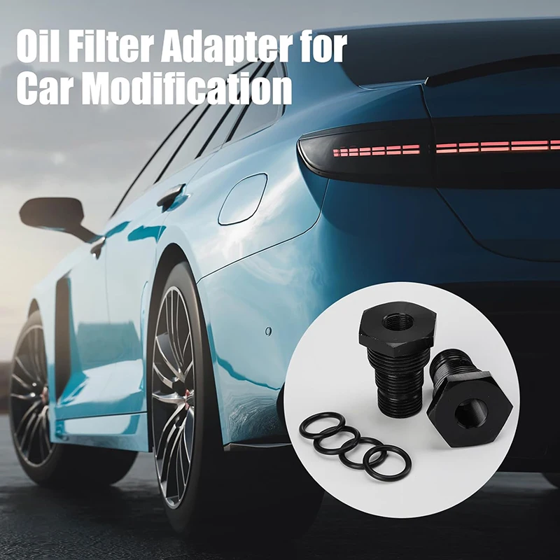 Automotive Threaded Oil Filter Adapter Aluminum alloy 1/2-28 to 3/4-16 13/16-16 3/4 NPT And 5/8-24 to 3/4-16 13/16-16 3/4 NPT