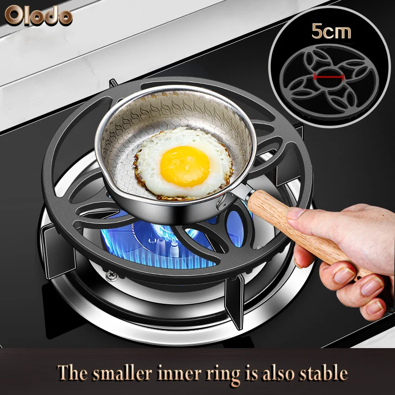Gas stove support Milk pot holder non-sliding pot small auxiliary accessories casserole rack