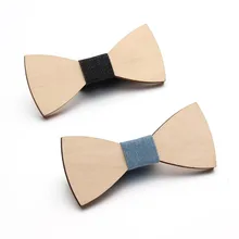 

DIY men's solid wood bow tie European and American popular wood bow tie glossy wood bow tie simple fashion exquisite gift