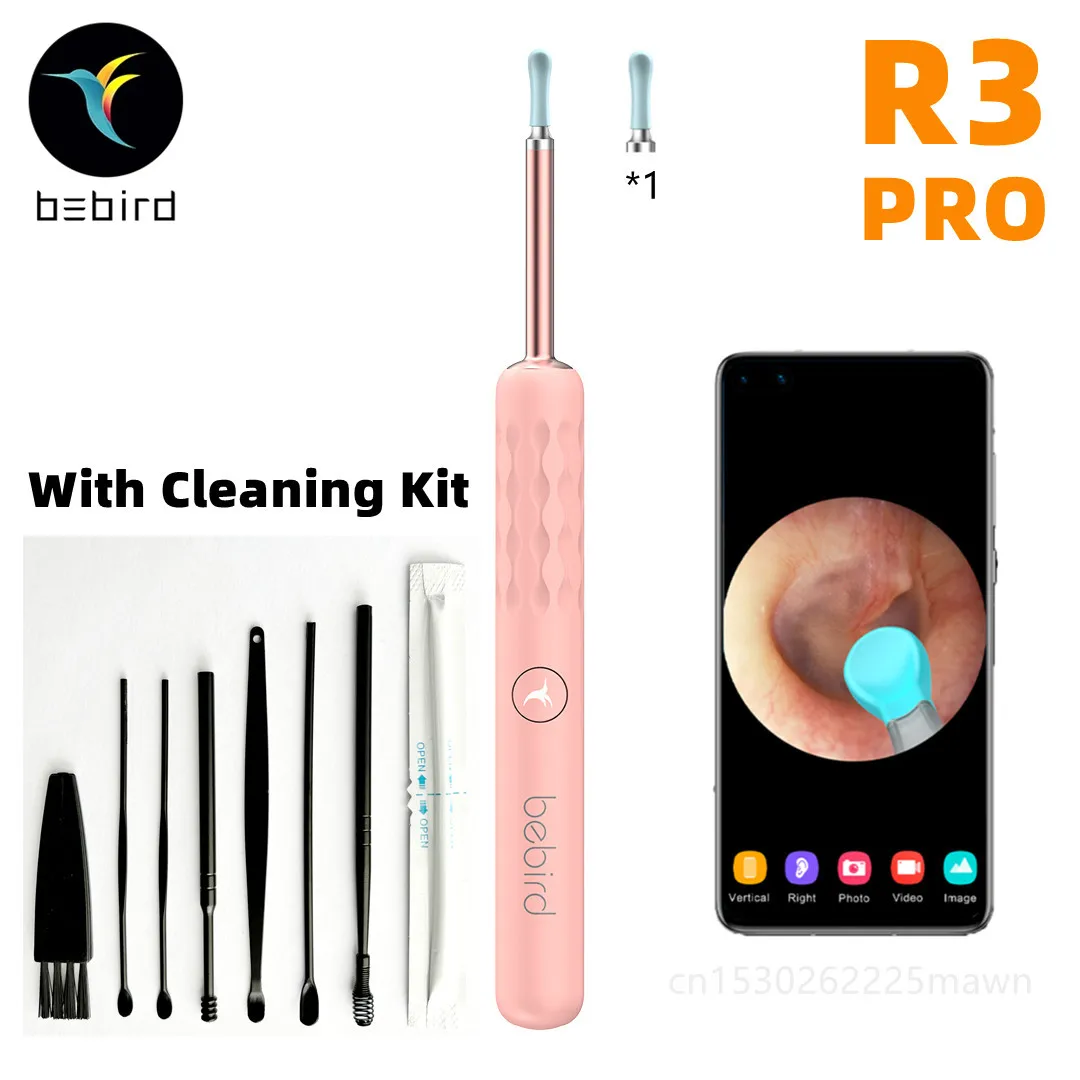 

Bebird R1 R3 X3 Smart Visual Ear Cleaner Sticks Endoscope 300W High Precision Earpick Otoscope Ear Wax Remover Health Care Tool