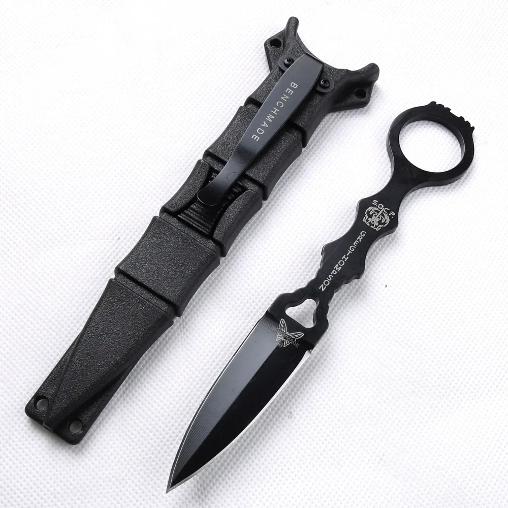 

Camping Tactical BENCHMADE 176 Fixed Blade Knife Outdoor Hunting Safety Pocket Knives EDC Tool