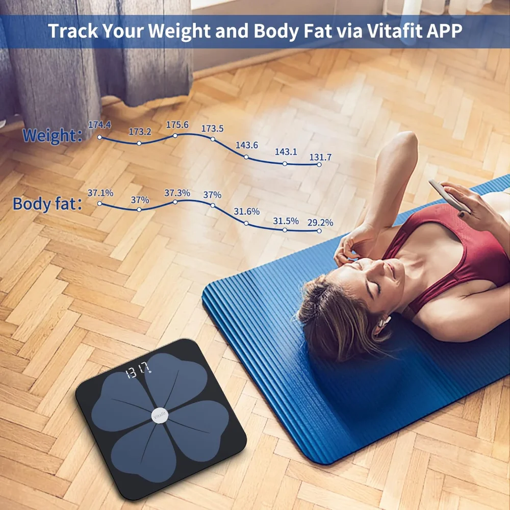 VitaFit Body Fat Scale Troubleshooting (When Shows Only The Weight And Not  All Body Compositions) 