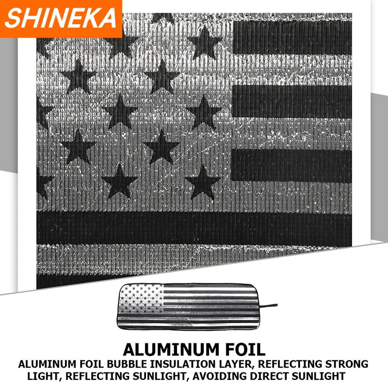 Windshield Sunshade SHINEKA Car Front Windshield Sunshade Cover for Jeep Wrangler JL Gladiator JT-2/4 Doors Car Interior Accessories