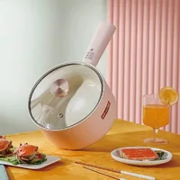 2.5L Smart Electric Cook Pot Noodle Cooking Pot Electric Hot Pot Home Multifunctional Non-stick Electric Wok With Steamer 220V 1