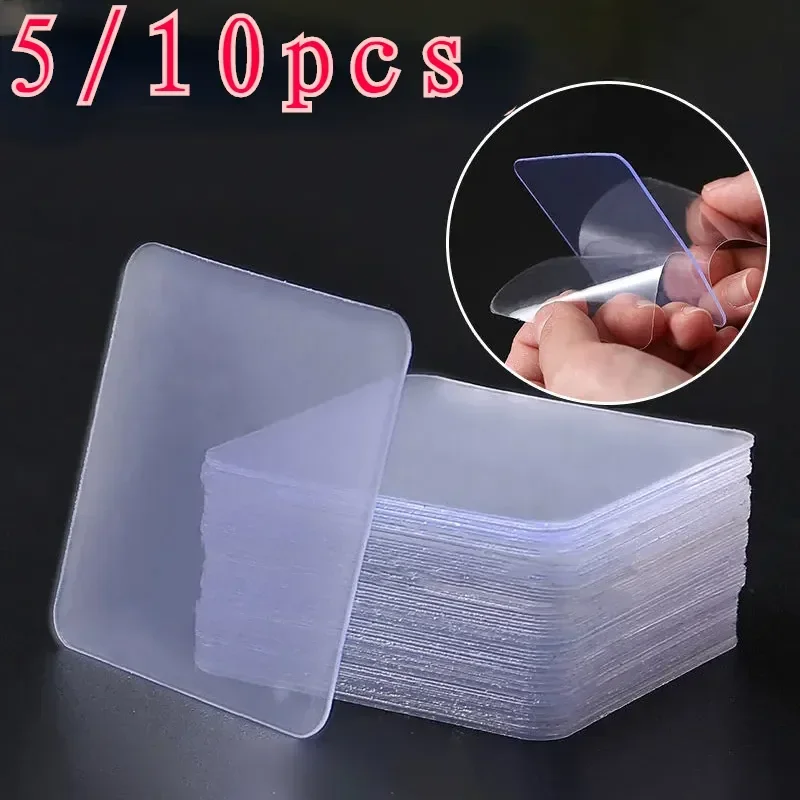 12 Pcs Double Sided Sticky Pads No Nails Picture Hanging Strips Black  Mounting Tape for Walls and Floor Door Plastics Glasses - AliExpress